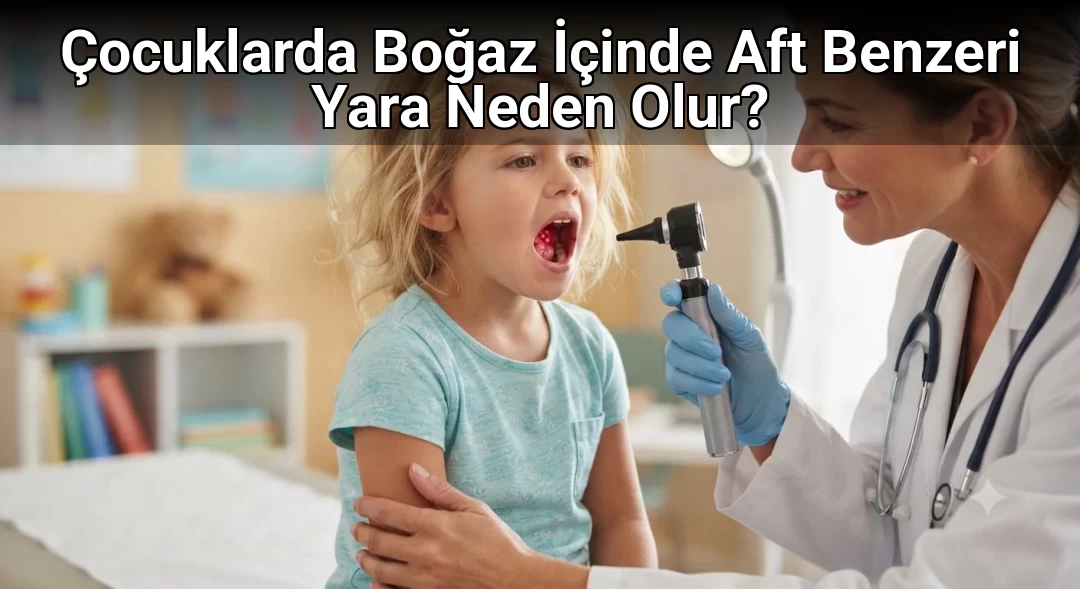 Çocuklarda Boğaz İçinde Aft Benzeri Yara Neden Olur?